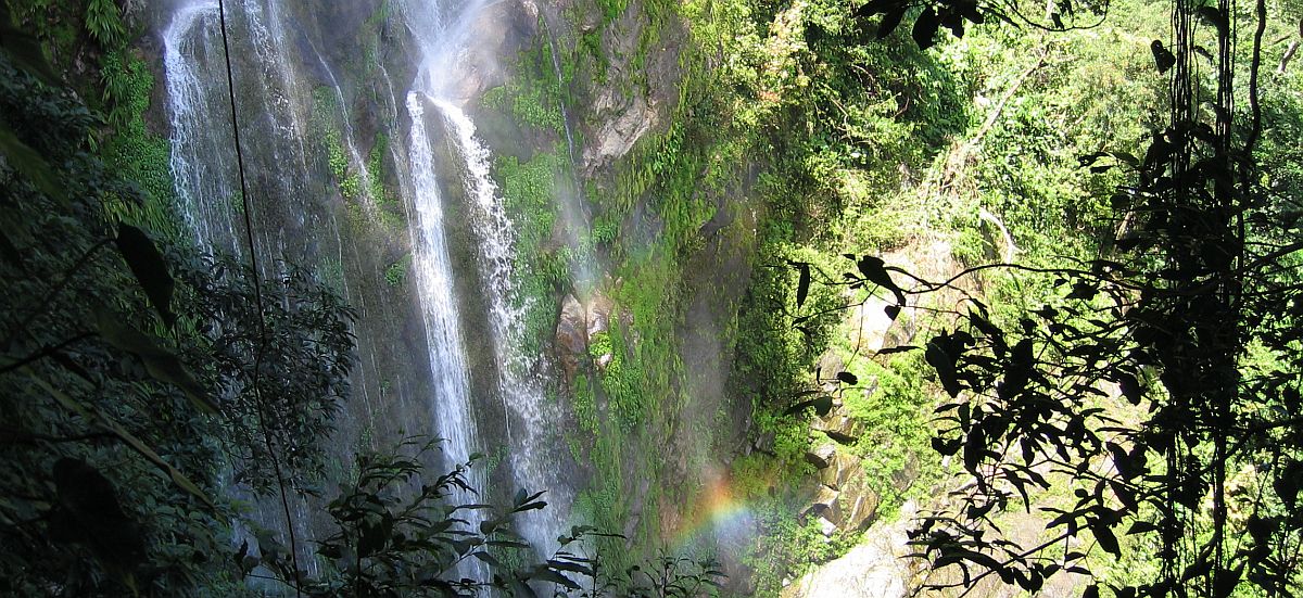 Waterfalls in Copan, Honduras